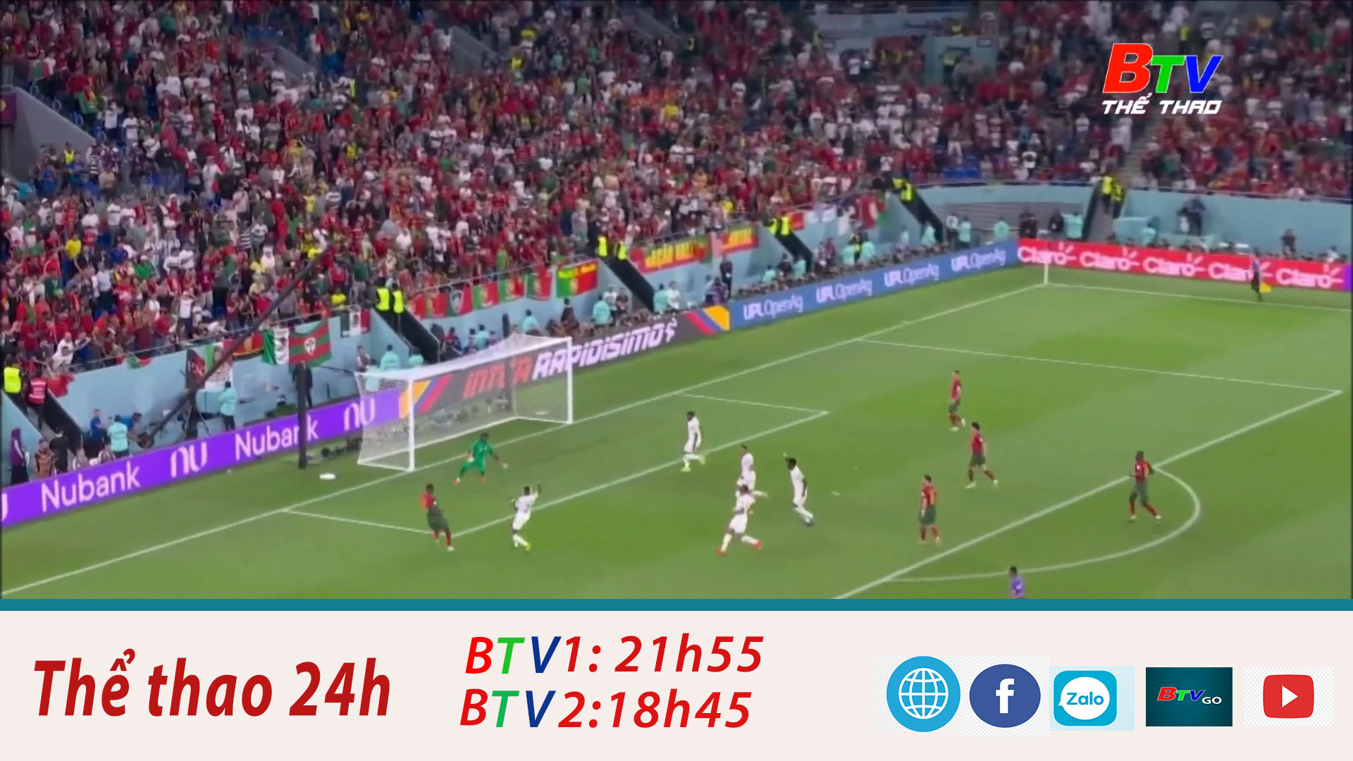 Bảng H World Cup 2022 – Bồ Đào Nha 3-2 Ghana
